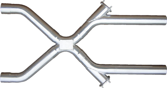 Pypes Performance Exhaust Exhaust X-Pipe - X-Change - 3 in Diameter - Dumps - Stainless - Natural - Universal - Each
