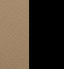 Premium Leatherette Cashmere with color swatch — Black sides