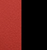 Premium Leatherette color swatch — Red with Black sides