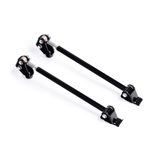 Qa1 Traction Bars - Bolt-On - Adjustable - Brackets / Hardware - Steel - Black Powder Coat - Ford Fullsize Truck