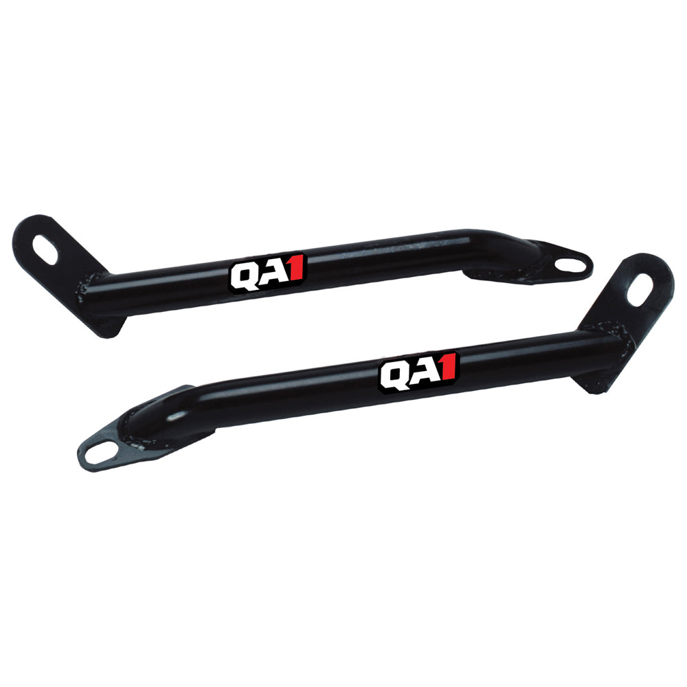 Qa1 Trailing Arm Brace - Tubular - Bolt-On - Hardware Included - Steel - Black Powder Coat - GM A-Body / G-Body