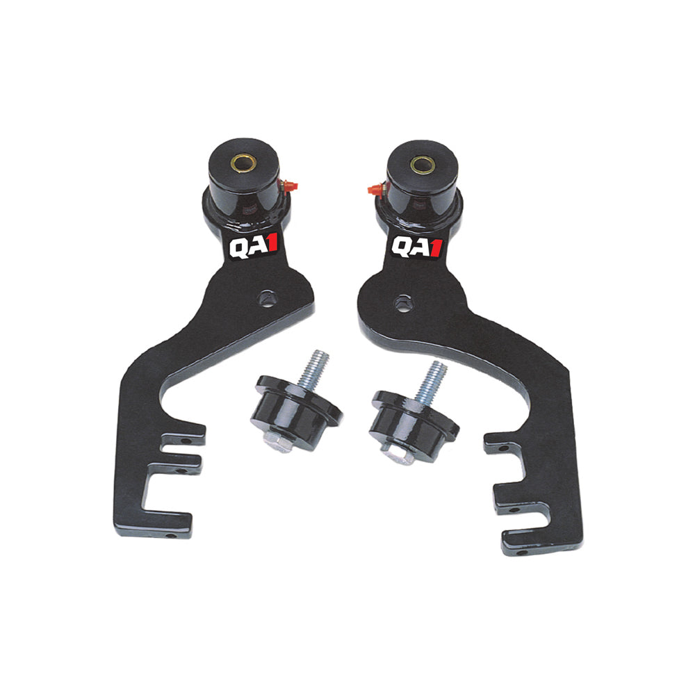 Qa1 Traction Bars - Anti-Hop - Bolt-On - Graphite / Polyurethane Bushings - Steel - Black Powder Coat - GM A-Body