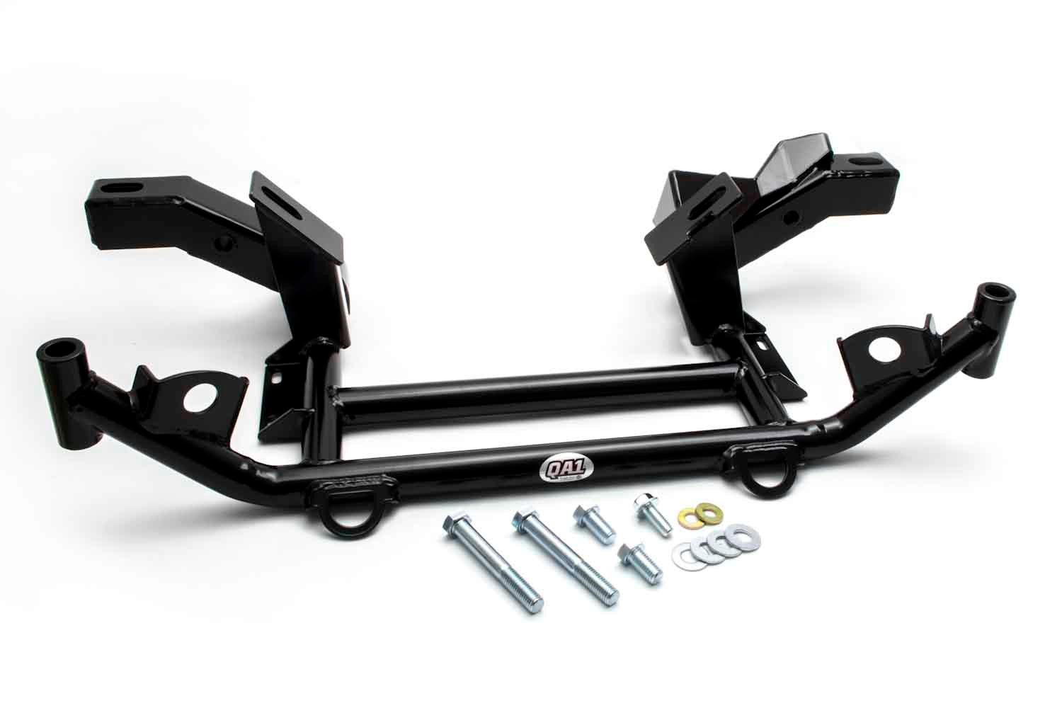 Qa1 K-Member - Tubular - Improved Header Clearance - Designed for Small Block Mounts - Steel - Black Powder Coat -