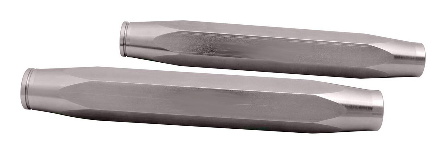 Qa1 Tie Rod Sleeve - 9/16-18 in Female Thread - 8 in Long - Hex Tube - Steel - Zinc Oxide - Mopar A-Body / B-Body /
