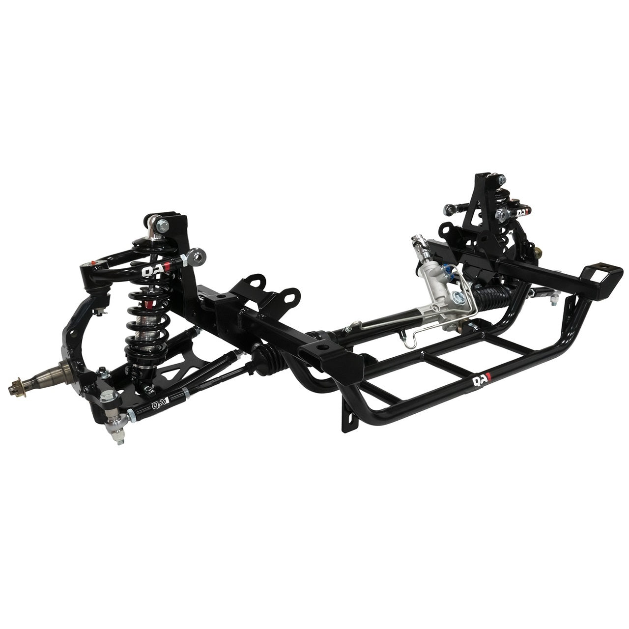 Qa1 Front Suspension Kit - Double Adjustable - Brackets / Control Arms / Hardware / Shocks / Springs / Steering Rack /