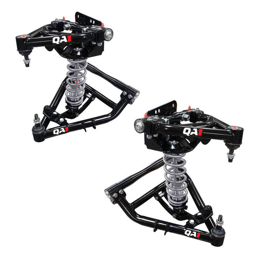 Qa1 Front Suspension Kit - Double Adjustable - Brackets / Control Arms / Hardware / Shocks / Springs / U-Bolt Kit -