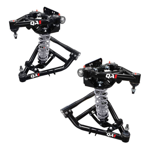Qa1 Front Suspension Kit - Double Adjustable - Brackets / Control Arms / Hardware / Shocks / Springs / U-Bolt Kit -