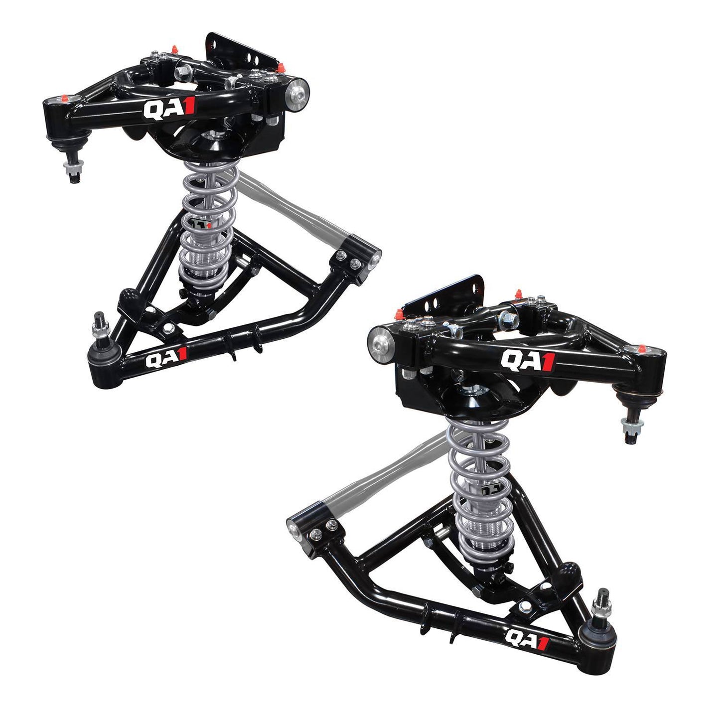 Qa1 Front Suspension Kit - Single Adjustable - Brackets / Control Arms / Hardware / Shocks / Springs - 750 lb/in