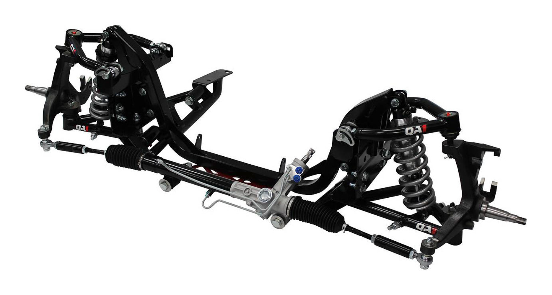 Qa1 Front Suspension Kit - Coil-Over Conversion - Single Adjustable - Narrowed 3.75 in - 3-5 in Drop - 500 lb/in