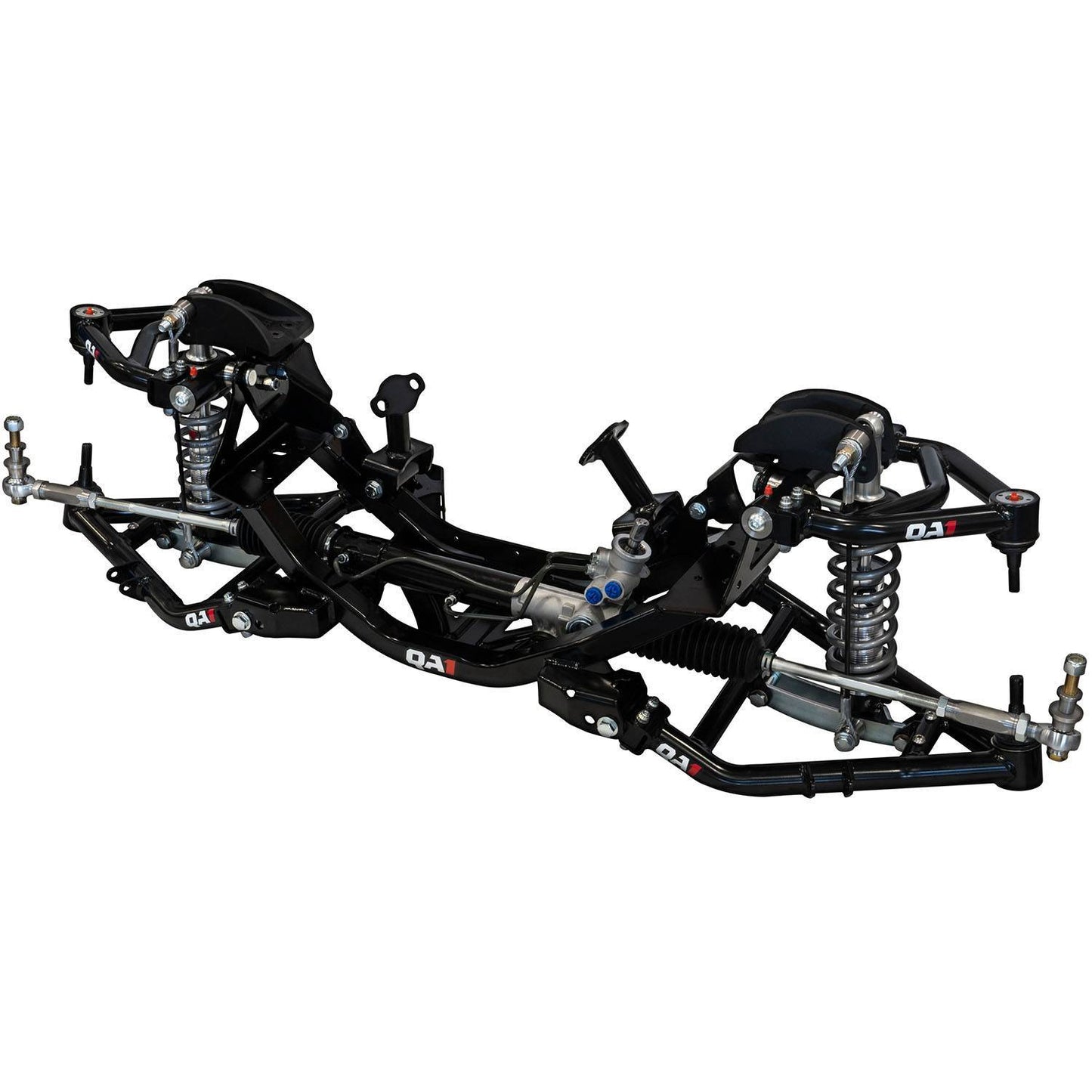 Qa1 Front Suspension Kit - Single Adjustable - 650 lb/in Spring Rate - Brackets / Control Arms / Steering Rack /