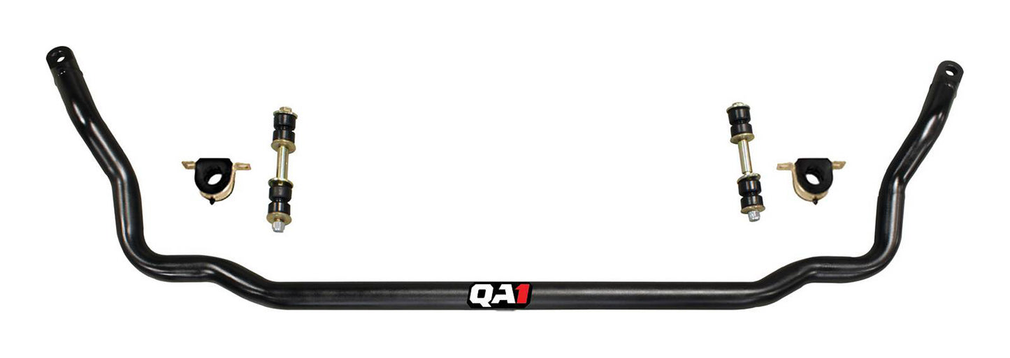 Qa1 Sway Bar - Front - 1.375 in Diameter - End Links / Polyurethane Bushings - Chromoly - Black Powder Coat - GM