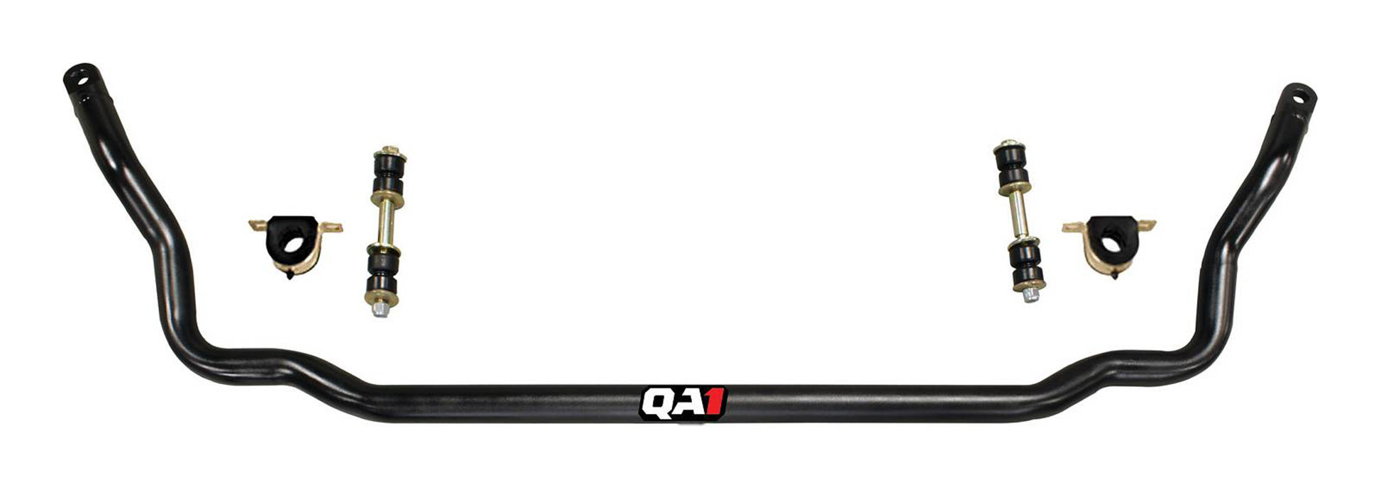 Qa1 Sway Bar - Front - 1.375 in Diameter - End Links / Polyurethane Bushings - Chromoly - Black Powder Coat - GM