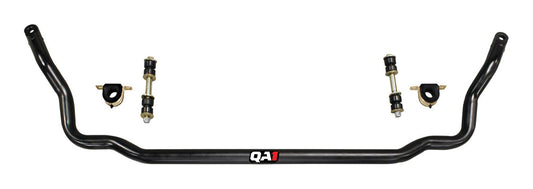 Qa1 Sway Bar - Front - 1.375 in Diameter - Brackets / End Links / Greasable Polyurethane Bushings - Steel - Black