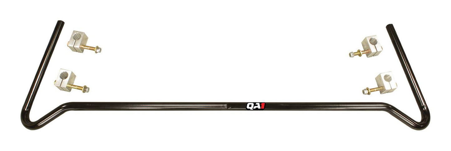 Qa1 Sway Bar - Rear - 1 in Diameter - Hardware - Chromoly - Black Powder Coat - GM A-Body 1973-77 / GM B-Body 1977-96