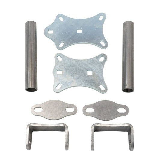 Qa1 Motor Mount - Do-It-Yourself - Weld Together - Bolt-On - Steel - Natural - GM LS-Series / LT-Series - Kit