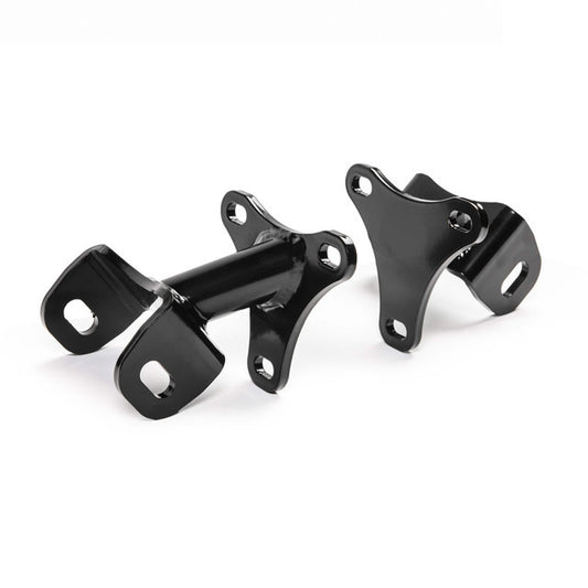 Qa1 Motor Mount - Bolt-On - Steel - Black Powder Coat - Chevy V8 - GM F-Body 1982-92 - Pair