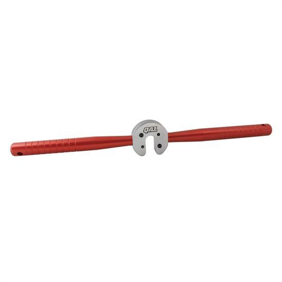 Qa1 Shock Wrench - Closure Nut - Two Handle - Aluminum - Red Anodized - QA1 50 / 60 / 62 / 70 / 82 Series Shocks - Each