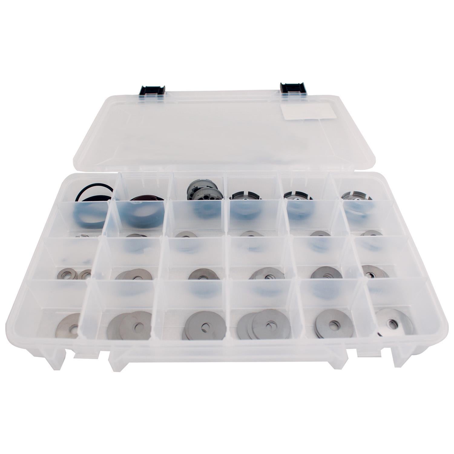 Qa1 Differential Shim - 1.300 in OD - 0.010 in Thick - Steel - Natural - Set of 8