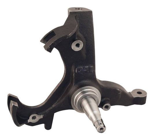 Qa1 Spindle - Stock Pin Height - Passenger Side - Iron - Black Paint - GM B-Body 1980-90 - Each
