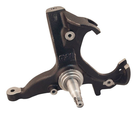 Qa1 Spindle - Stock Pin Height - Driver Side - Iron - Black Paint - GM B-Body 1980-90 - Each