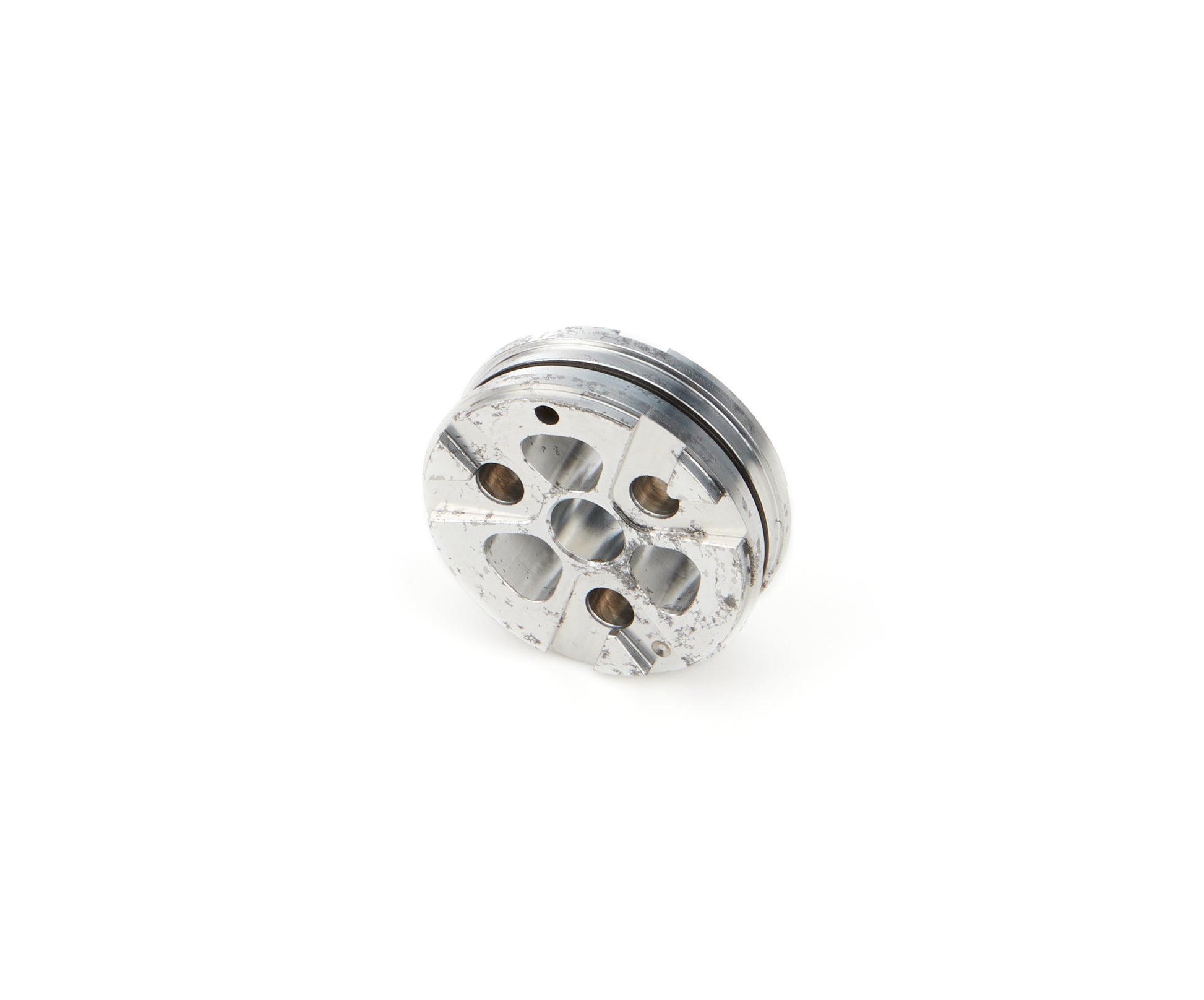 Qa1 Shock Piston - Linear / Digressive - 10 mm ID - 46 mm OD - Aluminum - Clear Anodized - Each