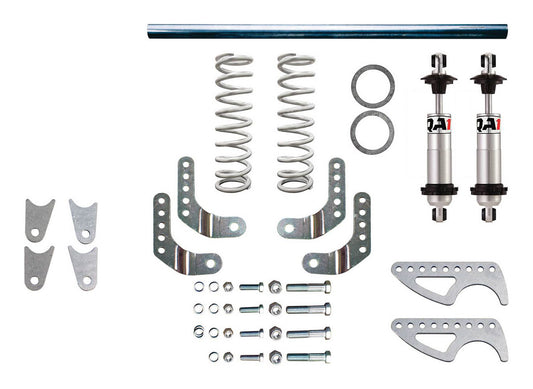 Qa1 Coil-Over Conversion Kit - Pro Coil System - Rear - 130 / 250 lb/in Springs - Hardware Included - 3 in Axle Tubes