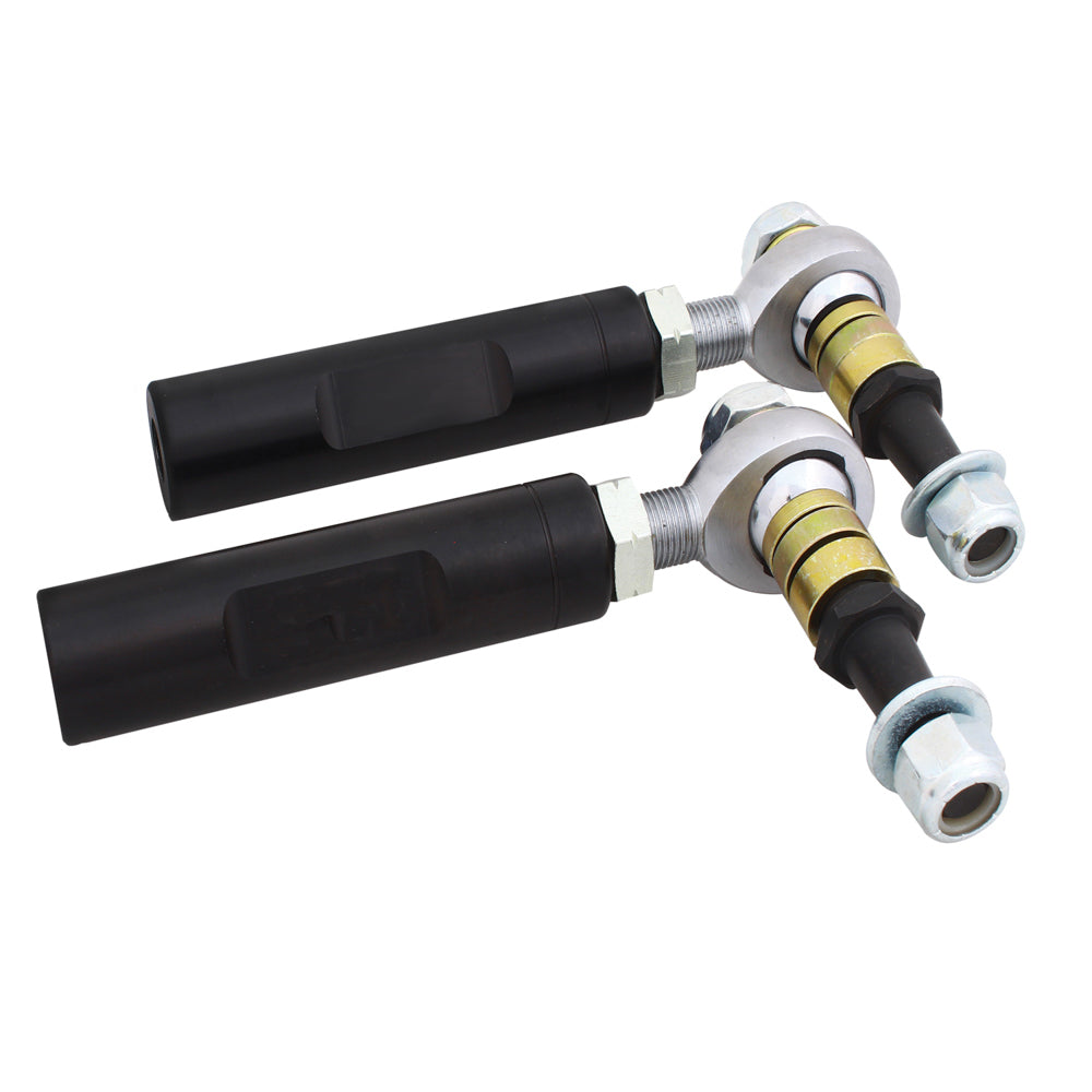 Qa1 Tie Rod End - Bump Steer - Factory Steering - X Series Rod Ends - Aluminum Sleeve - Black Anodized - Ford Mustang