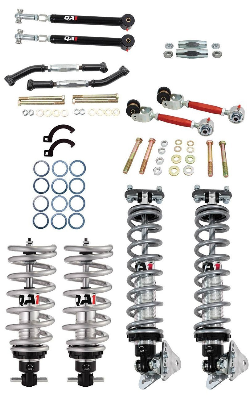 Qa1 Suspension Handling Kit - Level 1 - Coil-Over System / Shocks / Tie Rod Sleeves / Trailing Arms - GM G-Body