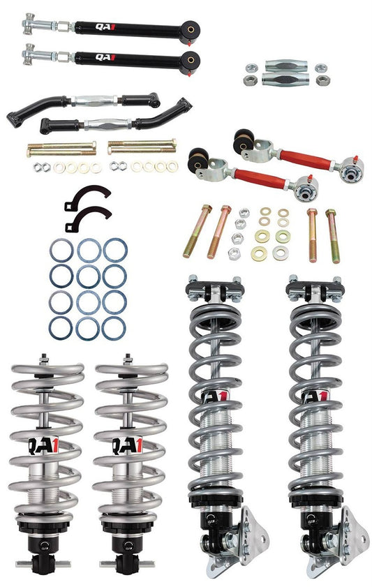 Qa1 Suspension Handling Kit - Level 1 - Coil-Over System / Shocks / Tie Rod Sleeves / Trailing Arms - GM G-Body