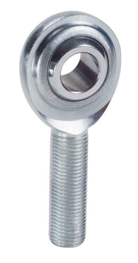 Qa1 Rod End - CM Series - Spherical - 1/2 in Bore - 1/2-20 in Left Hand Male Thread - Steel Ball - Steel - Zinc Oxide