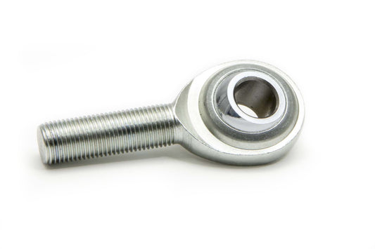 Qa1 Rod End - CM Series - Spherical - 7/16 in Bore - 7/16-20 in Right Hand Male Thread - Steel Ball - Steel - Zinc