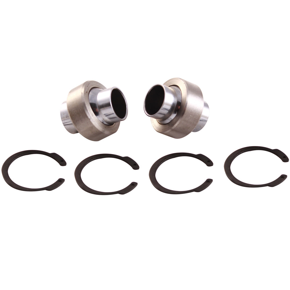 Qa1 Spherical Bearing - COM-T Series - 0.500 in ID - 1.000 in OD - 1.000 in Thick - PTFE Lined - Snap Rings Included -