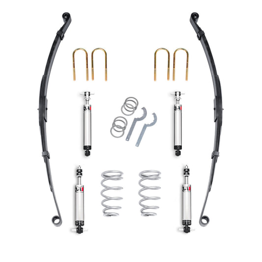 Qa1 Suspension Handling Kit - Level 1 - Springs / Shocks / U-Bolts - GM Compact Truck 1982-2003 - Kit