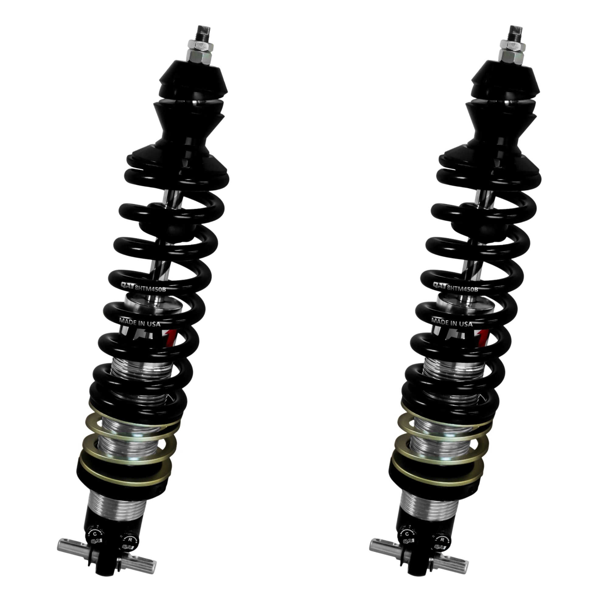 Qa1 Coil-Over Shock Kit - Proma Star - Twintube - Double Adjustable - 550 lb/in Spring Rate - Front - Chevy Corvette