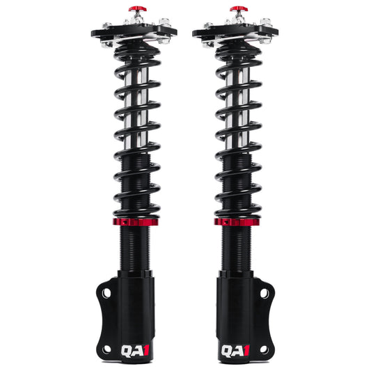 Qa1 Strut - Proma Star - Twintube - Front - Double Adjustable - 200 lb/in Spring Rate - Aluminum - Black Anodized -