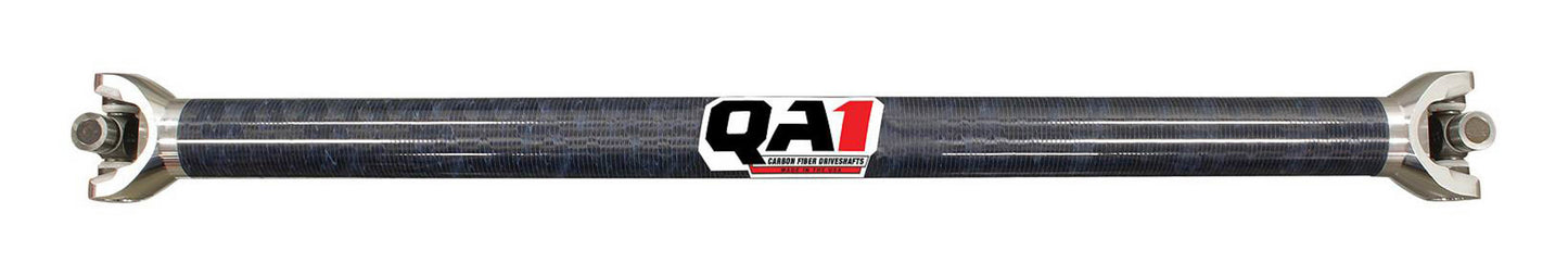 Qa1 Drive Shaft - Dirt Late Model - 39 in Long - 2.25 in OD - 1310 U-Joints - Carbon Fiber - Universal - Each