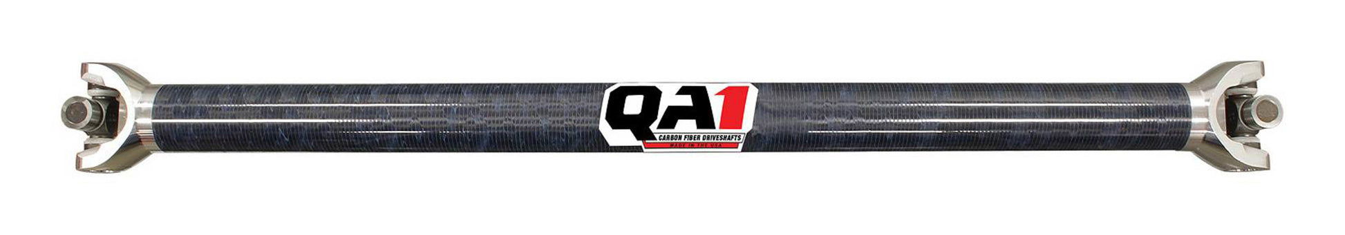 Qa1 Drive Shaft - Dirt Late Model - 39 in Long - 2.25 in OD - 1310 U-Joints - Carbon Fiber - Universal - Each