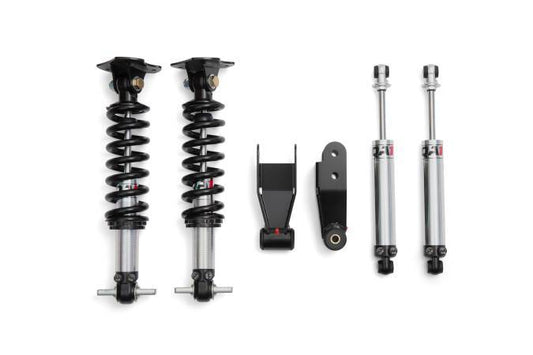 Qa1 Lowering Kit - 3 in Front / 3 in Rear - Double Adjustable - Shocks / Struts / Shackles / Hardware - 4WD - GM