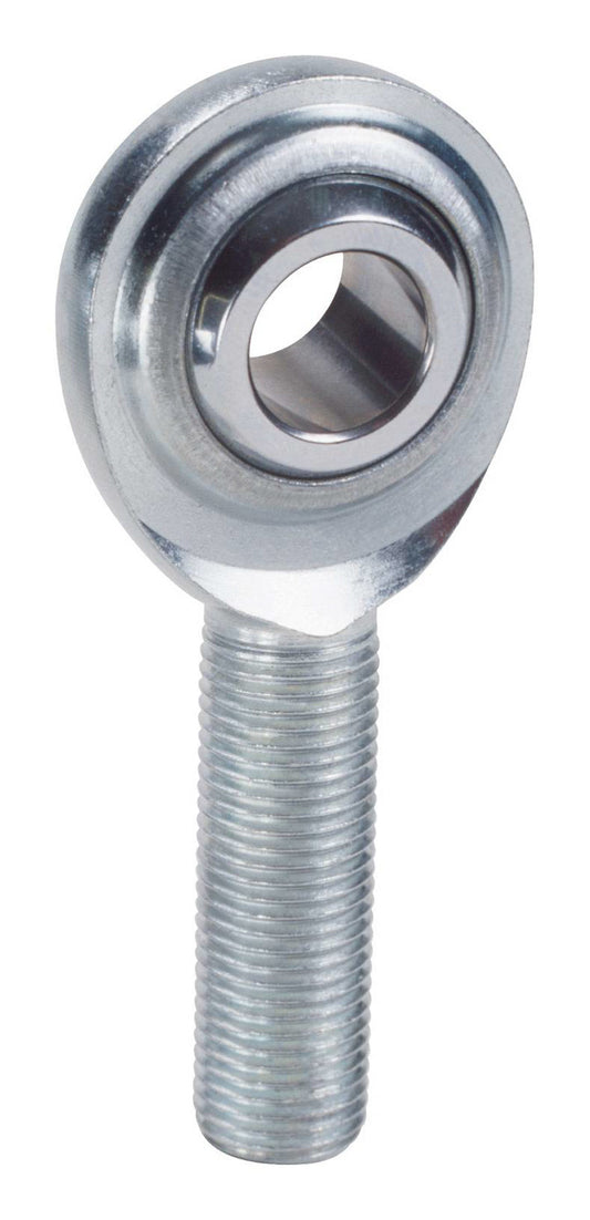 Qa1 Rod End - MC Series - Spherical - 10 mm Bore - 10 mm x 1.5 Left Hand Male Thread - Steel Ball - Steel - Zinc Oxide