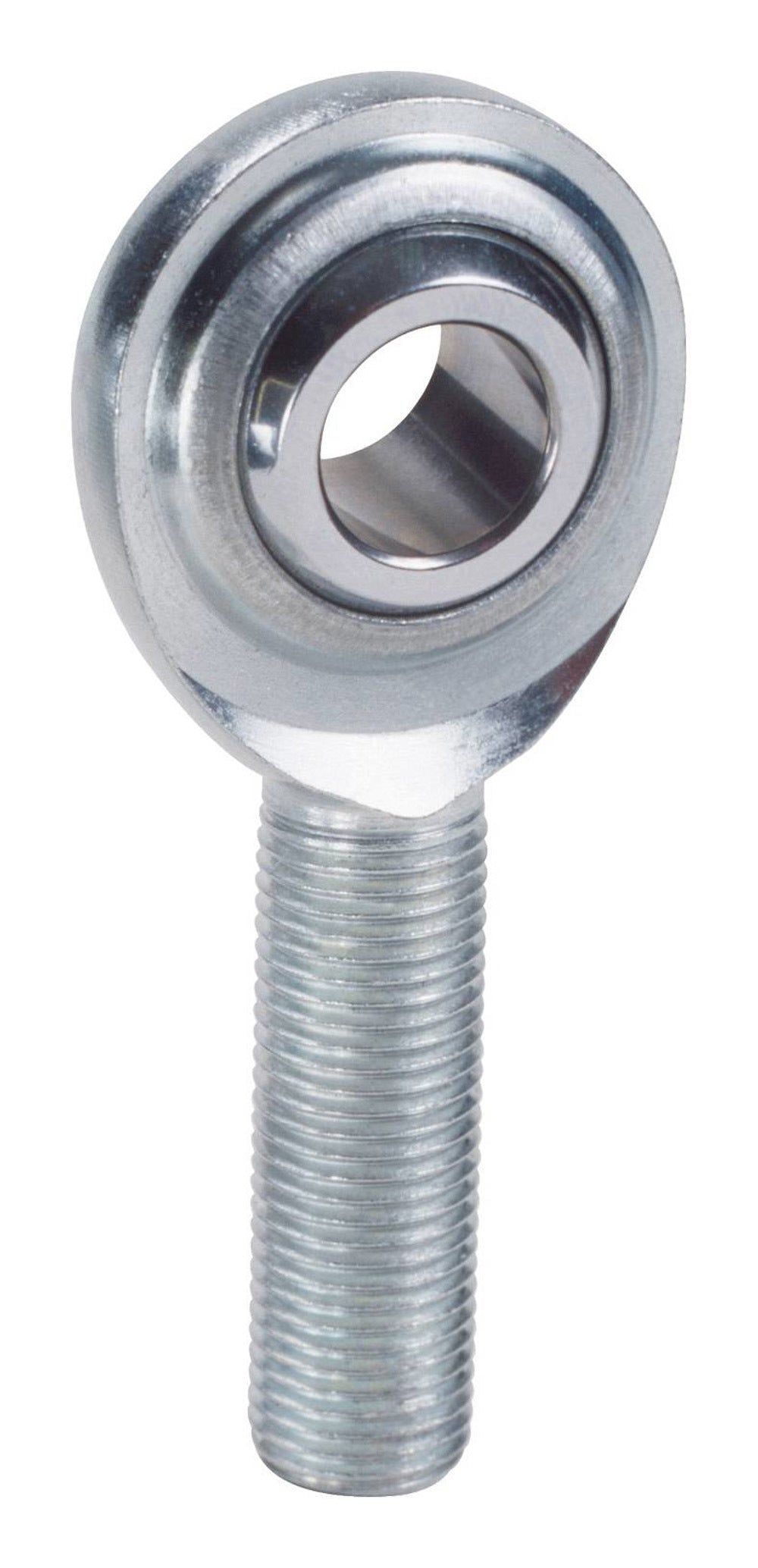 Qa1 Rod End - MC Series - Spherical - 14 mm Bore - 14 mm x 2 Right Hand Male Thread - Steel Ball - Steel - Zinc Oxide