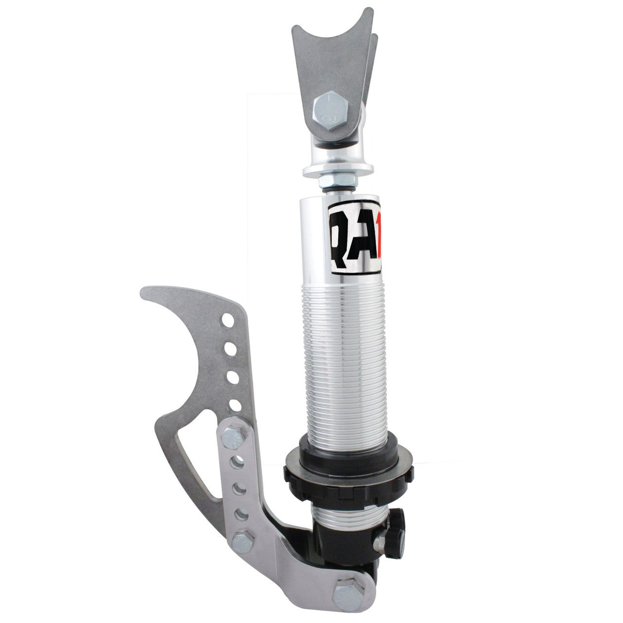 Qa1 Shock Mount - Adjustable - Weld-On - 3 in Axle Tube Mount - Rear - Driver / Passenger - Steel - Natural - Pair