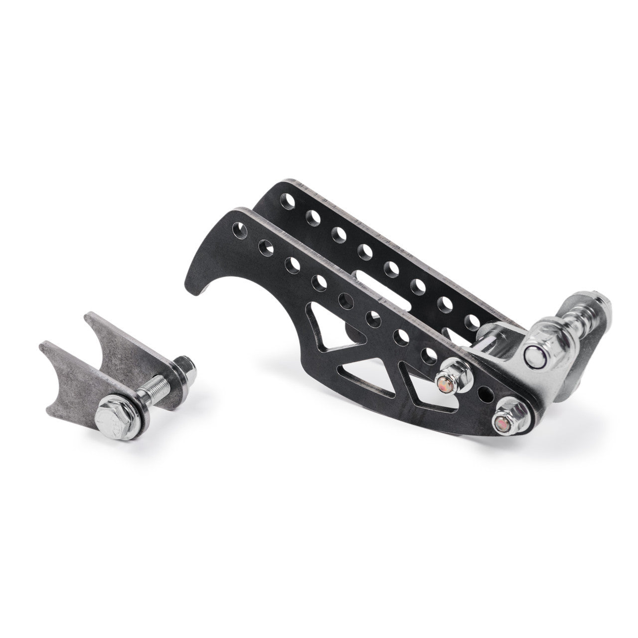 Qa1 Shock Mount - Adjustable - 9 in Height Adjustment - Weld-On - 3 in Axle Tube Mount - Rear - Driver / Passenger -