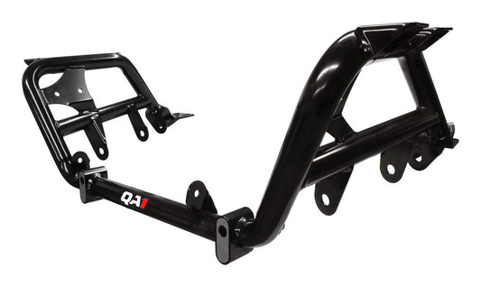 Qa1 K-Member - Tubular - Improved Geometry - Increased Header Clearance - Factory Steering Rack - Steel - Black Powder