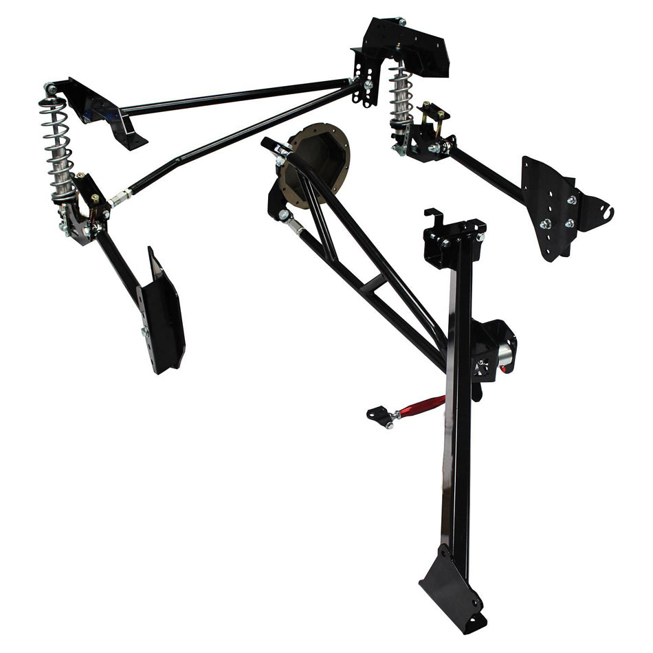 Qa1 Rear Suspension Kit - Single Adjustable - 4-7 in Drop - 170 lb/in Spring Rate - Crossmember / Panhard Bar / Shocks