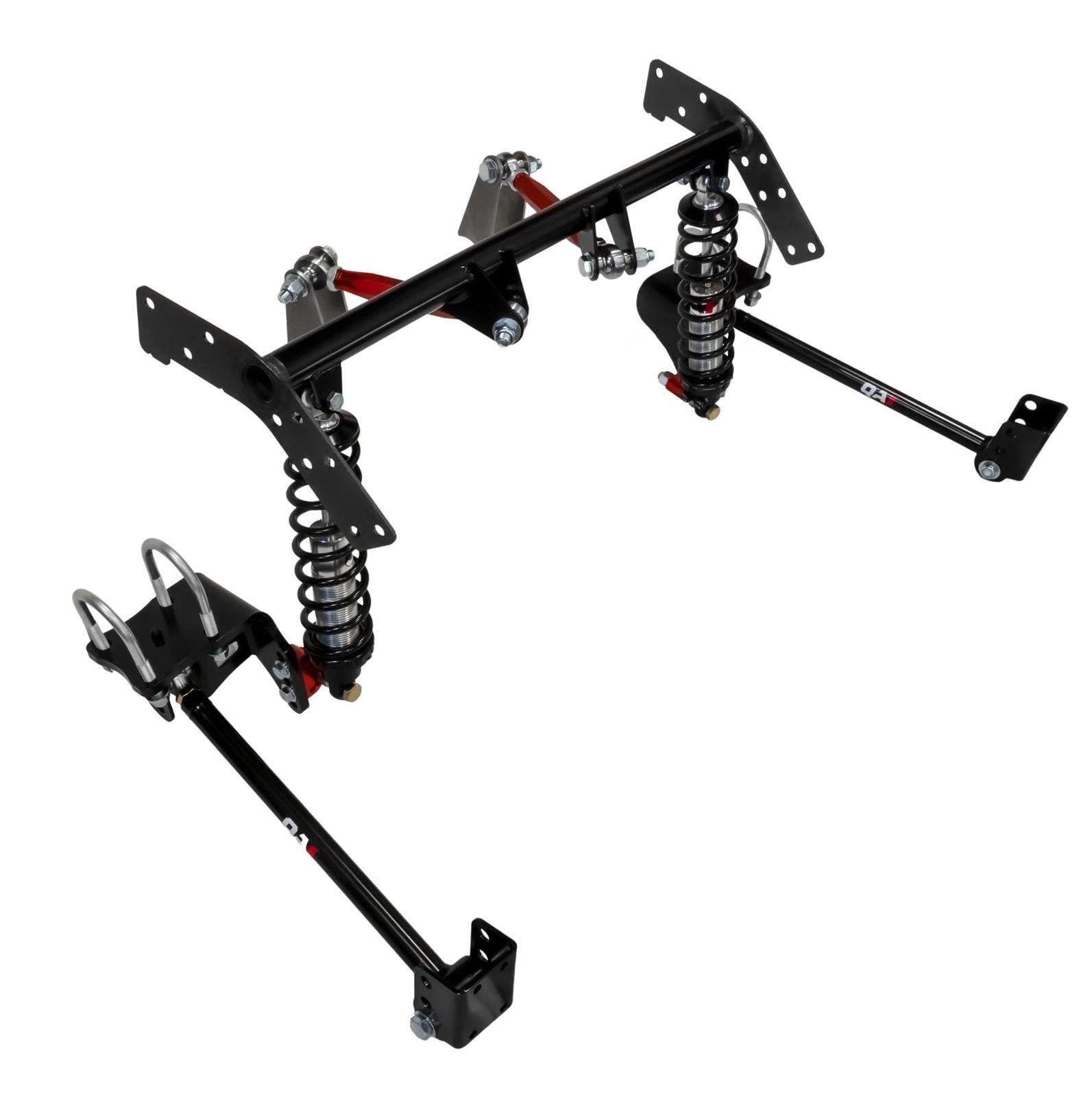 Qa1 Rear Suspension Kit - Bolt-On - Bushings / Crossmember / Lower Bars / Shocks / Springs / U-Bolt Kit - Steel -