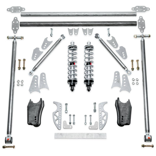 Qa1 Suspension Handling Kit - 4-Link System - Single Adjustable - 170 lb/in Spring Rate - Brackets / Crossmember /