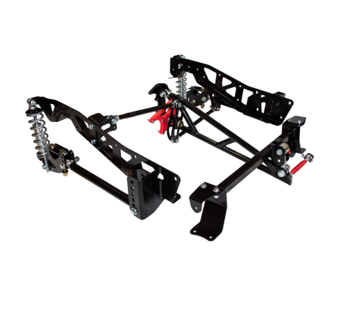 Qa1 Rear Suspension Kit - Bolt-On - Bushings / Crossmember / Lower Bars / Shocks / Springs / Hardware Included -