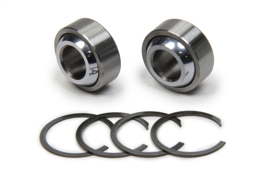 Qa1 Spherical Bearing - SIB Series - 0.500 in ID - 1.060 in OD - 0.625 in Thick - Snap Rings Included - Steel - Pair