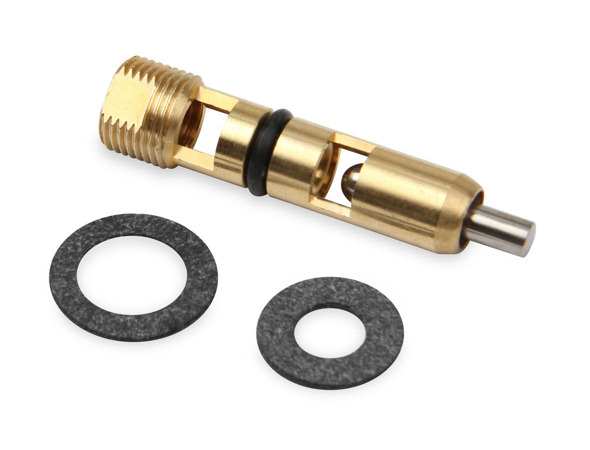 Quick Fuel Technology Needle and Seat - Adjustable - 0.150 Orifice - Titanium - Holley / Quick Fuel Carburetors - Each