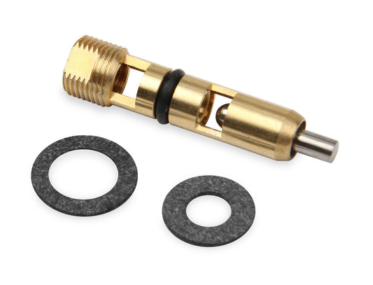 Quick Fuel Technology Needle and Seat - Adjustable - 0.150 Orifice - Titanium - Holley / Quick Fuel Carburetors - Each